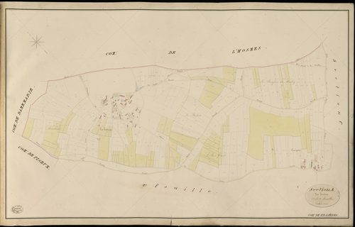 Tillières-sur-Avre. Section A _ des Tertres _ 1re de 2 Feuilles