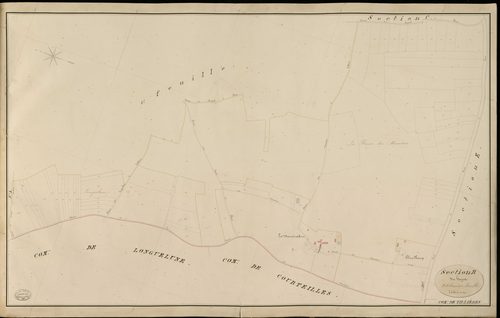 Tillières-sur-Avre. Section B _ des hayes _ 2e et dernière Feuille