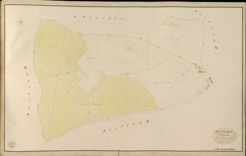 Tillières-sur-Avre. Section C _ de Beauvais _ 3e et dernière Feuille