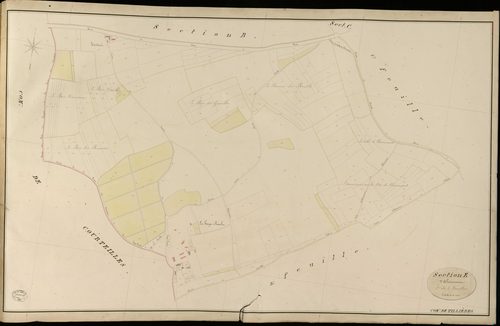 Tillières-sur-Avre. Section E _ d'Alaincourt _ 2e de 3 Feuilles