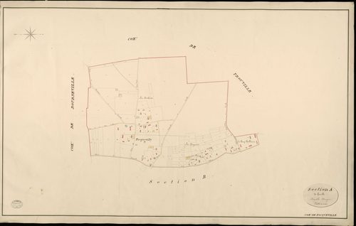 Tocqueville. Section A _ de Gainville _ Feuille Unique