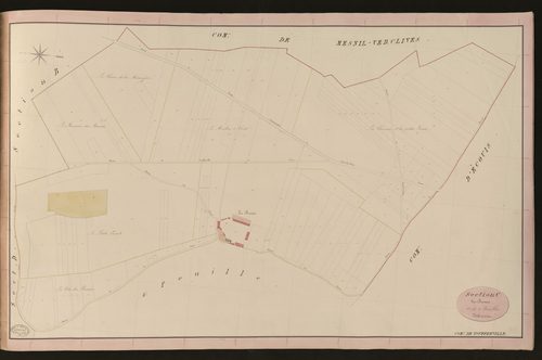 Touffreville. Section C _ des Brosses _ 1re de 2 Feuilles
