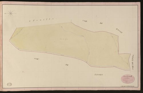 Touffreville. Section E _ de la Forêt _ 3e et dernière Feuille