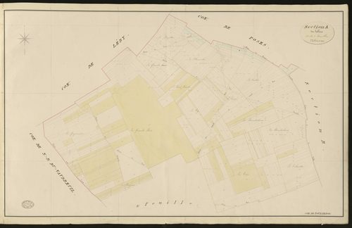 Tournedos-sur-Seine. Section A _ de Sablons _ 1re de 2 Feuilles