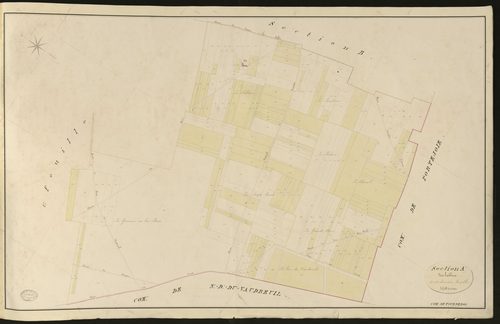 Tournedos-sur-Seine. Section A _ de Sablons _ 2e et dernière Feuille