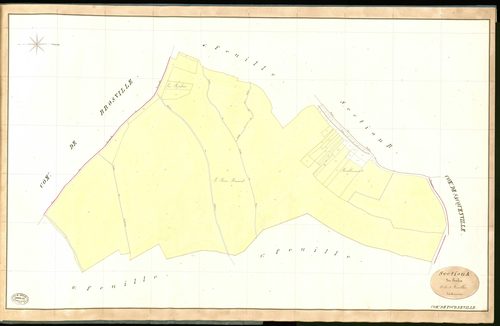 Tourneville. Section A _ des Roches _ 3e de 4 Feuilles