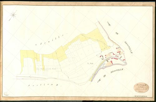 Tourneville. Section A _ des Roches _ 4e et dernière Feuille