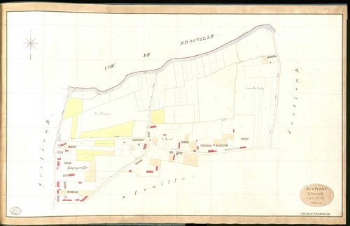 Tourneville. Section C _ de Tourneville _ 1re de 4 Feuilles