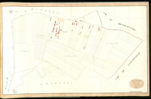 Tourneville. Section C _ de Tourneville _ 3e de 4 Feuilles