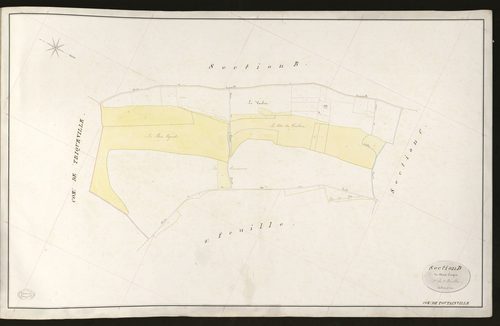 Toutainville. Section D _ du Mont-Croque _ 1re de 2 Feuilles