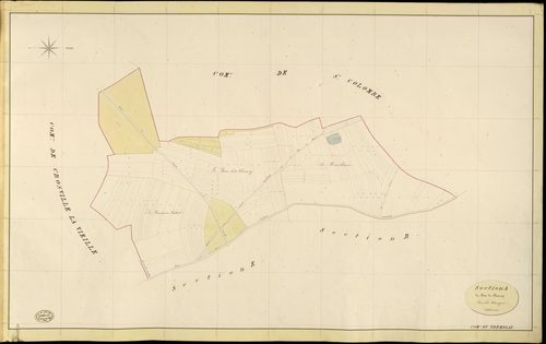 Tremblay-Omonville (Le). Section A _ du Bois du Chesney _ Feuille Unique
