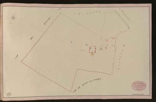 Tronquay (Le). Section F _ du Bâtiment et des Brulins _ 4e de 6 Feuilles