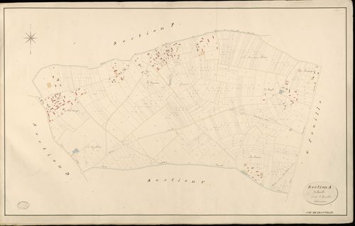 Trouville-la-Haule. Section A _ de Gaiville _ 1re de 2 Feuilles