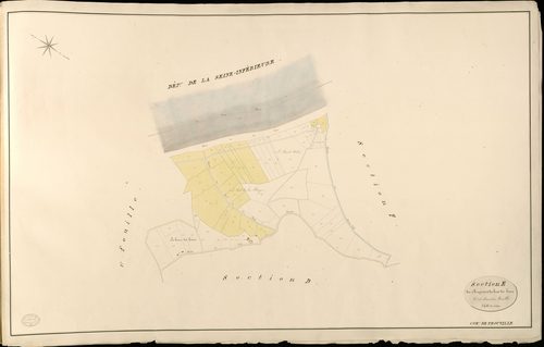 Trouville-la-Haule. Section E _ des Bruyères et du bout des haies _ 2e et dernière Feuille