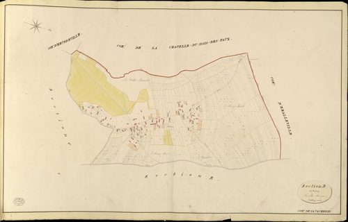 Vacherie (La). Section D _ de Verdun _ Feuille Unique