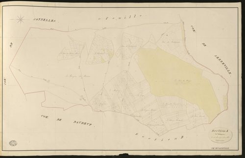 Vatteville. Section A _ de Vatteport _ 2e et derniere Feuilles