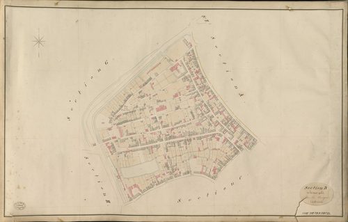 Verneuil-sur-Avre. Section B _ de la tour Gelée _ Feuille Unique