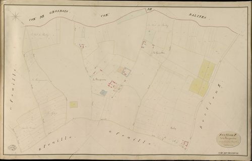 Verneuil-sur-Avre. Section F _ de la Bourgannière _ 4e et dernière Feuille