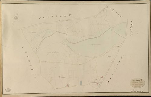 Verneuil-sur-Avre. Section I _ de l'Etang de France _ 4e et dernière Feuille