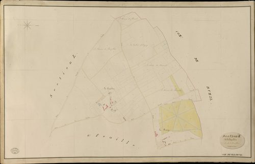 Verneuil-sur-Avre. Section K _ de la Soupelière _ 1re de 3 Feuilles