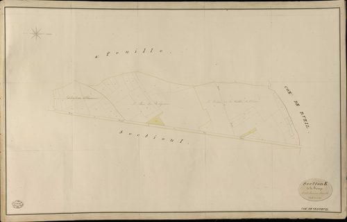 Verneuil-sur-Avre. Section K _ de la Puisaye _ 3e et dernière Feuille