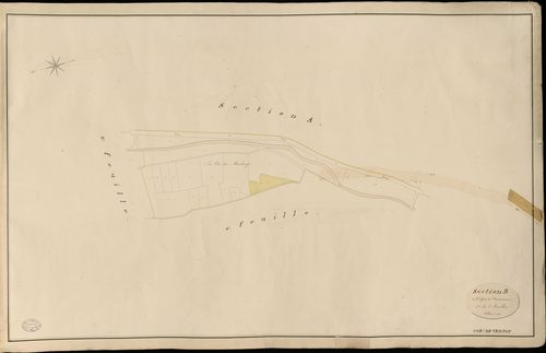 Vernon. Section B _ de l'Eglise de Vernonnet _ 1re de 6 Feuilles