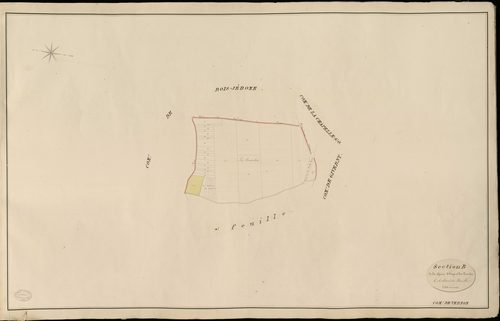 Vernon. Section B _ de l'Eglise de Vernonnet _ 6e et dernière Feuille