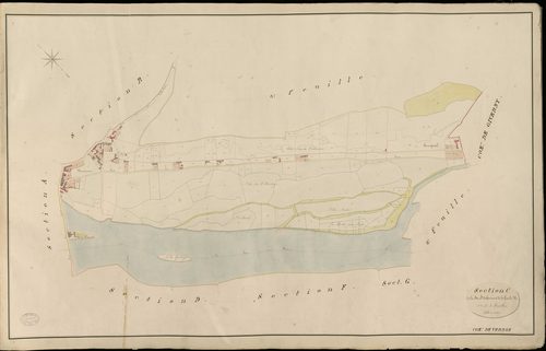 Vernon. Section C _ de la Côte Ste Catherine et de la Grande Ile _ 1re de 3 Feuilles