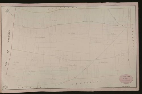 Vesly. Section E _ des Fondis _ 1re de 5 Feuilles