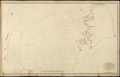 Vieil-Evreux (Le). Section A _ du Village _ 1re de 2 Feuilles