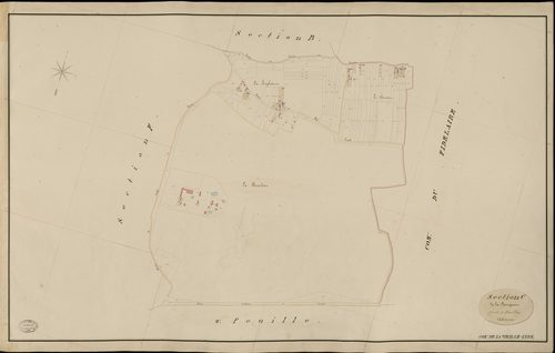 Vieille-Lyre (La). Section C _ de la Bourgeraie _ 1re de 2 Feuilles