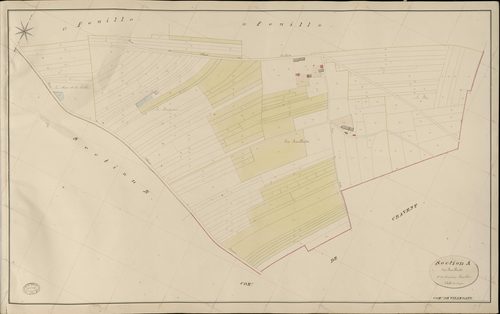 Villegats. Section A _ des Rouillards _ 4e et dernière Feuille