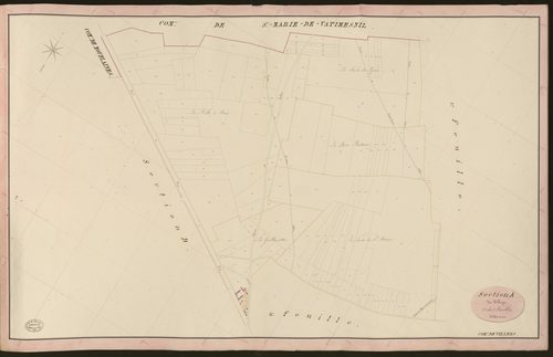 Villers-en-Vexin. Section A _ du Village _ 2e de 3 Feuilles