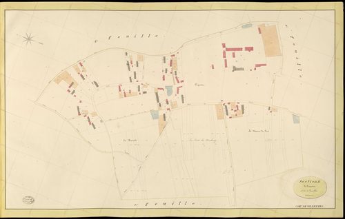 Villettes. Section A _ de Criquetot _ 3e de 4 Feuilles
