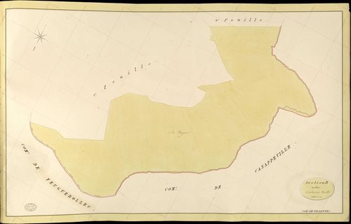 Villettes. Section B _ des Bois _ 3e et dernière Feuille