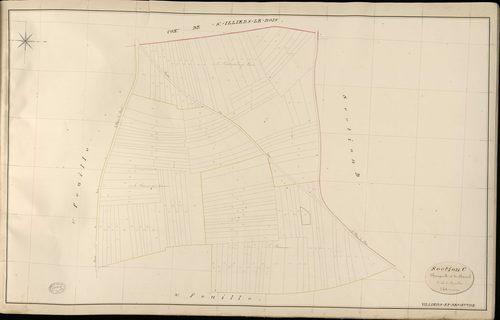 Villiers-en-Désœuvre. Section C _ d'Heurgeville et de Channel _ 2e de 5 feuilles