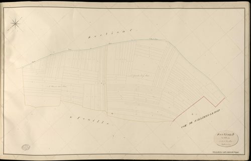 Villiers-en-Désœuvre. Section D _ de Villiers _ 1re de 6 Feuilles
