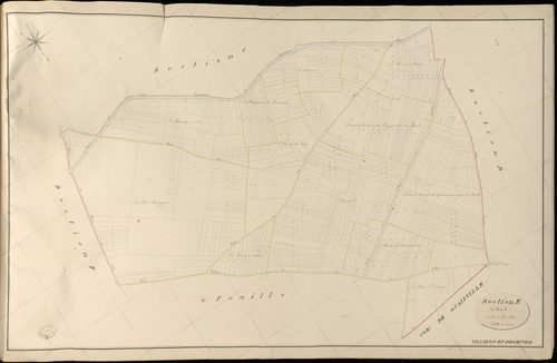 Villiers-en-Désœuvre. Section E _ du Breuil _ 1re de 2 Feuilles