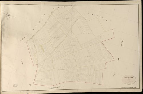 Villiers-en-Désœuvre. Section F _ de Chanu _ 1re de 5 Feuilles