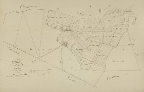 Section A, la Forêt, feuille 1.