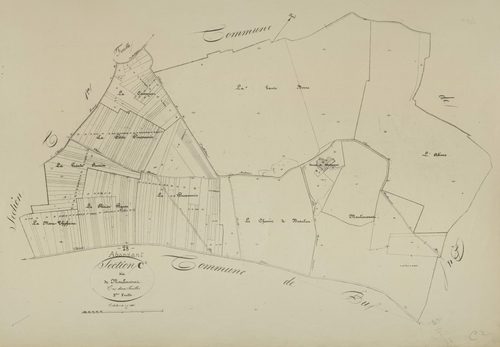 Section C, Moulincourt, feuille 2.