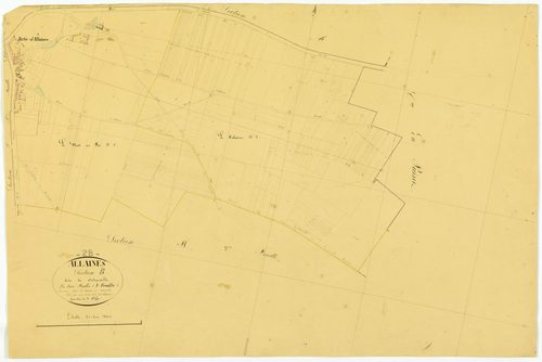 Section B, Outrouville, feuille 1.