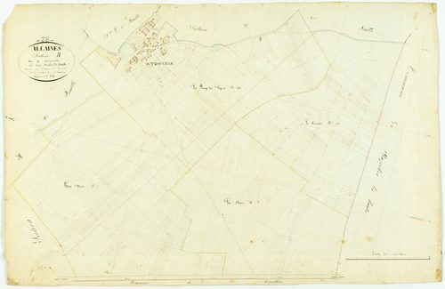 Section B, Outrouville, feuille 3.