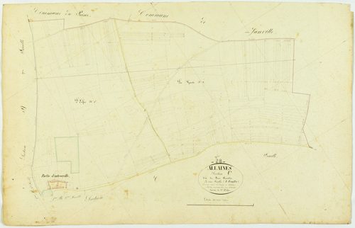 Section C, le Bois Réveillé, feuille 1.