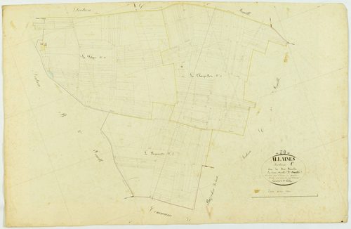 Section C, le Bois Réveillé, feuille 2.