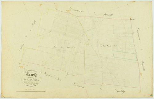 Section C, le Bois Réveillé, feuille 3.