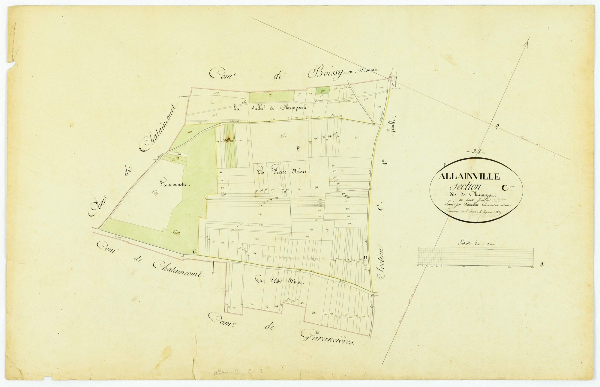 Section C, Champseru, feuille 2.