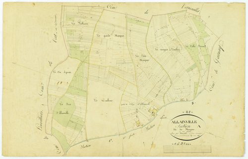 Section A, les Maupas, en une feuille.