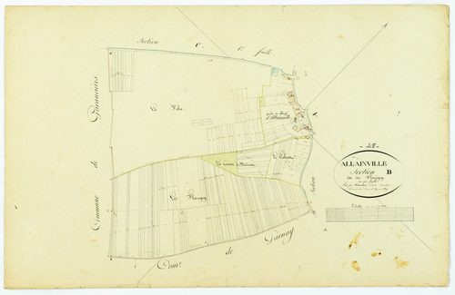 Section B, les Fleurigny, en une feuille.