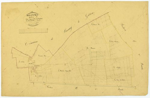 Section A, Symorville et le Rouleau, feuille 1.